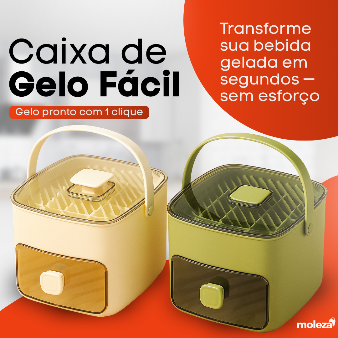 Caixa de Gelo Fácil – Molde com 1 Clique