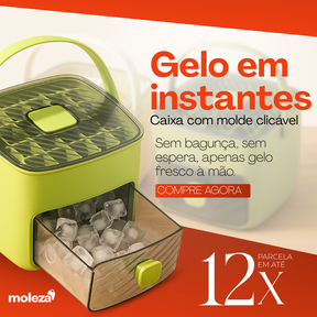 Caixa de Gelo Fácil – Molde com 1 Clique