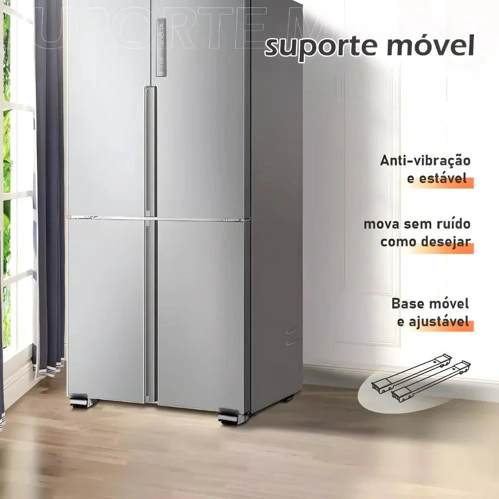 Suporte com Rodas e Travas – Para Móveis e Eletrodomésticos Pesados
