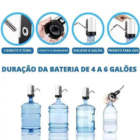 Bomba Elétrica para Galão de Água Portátil