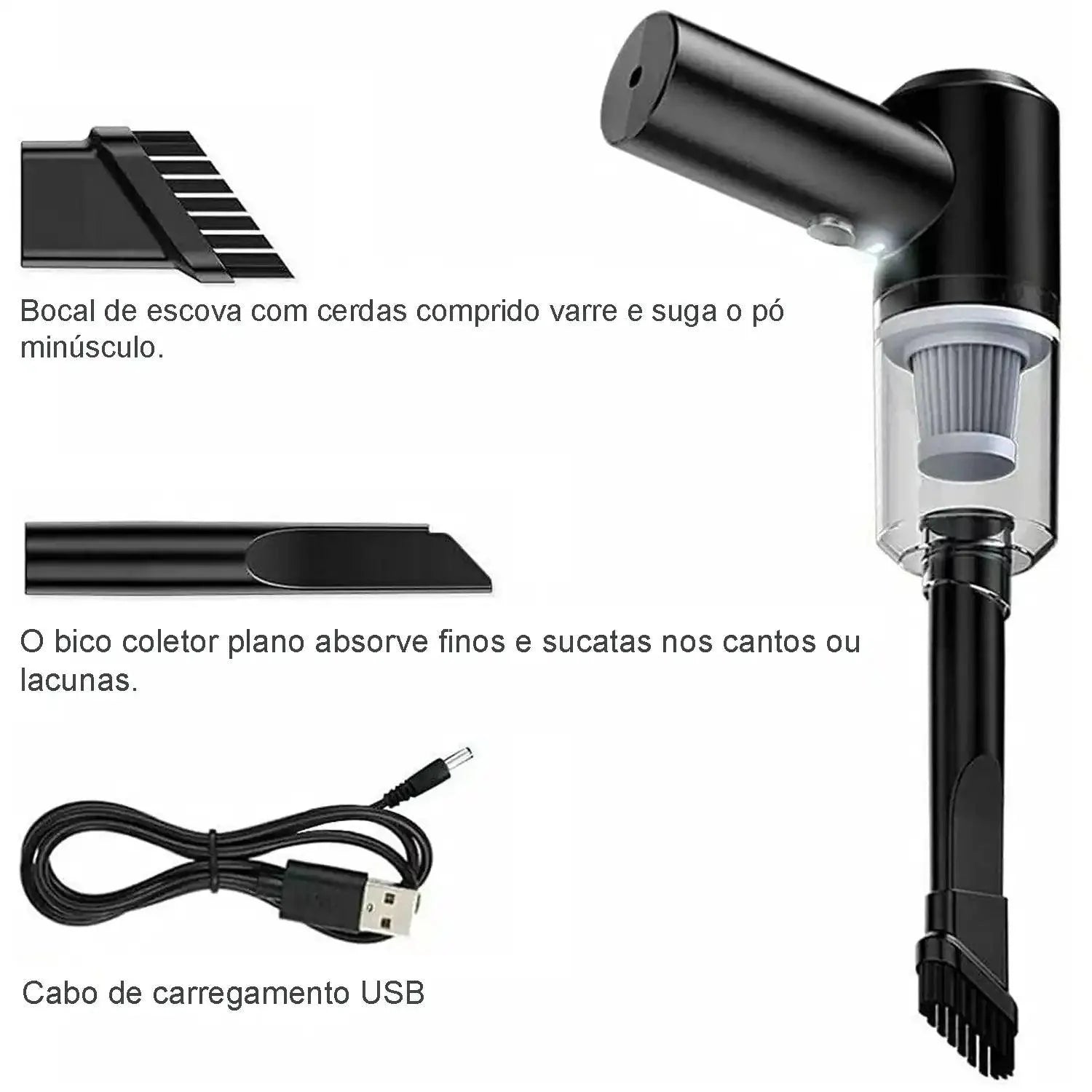 Mini Aspirador de pó Portátil