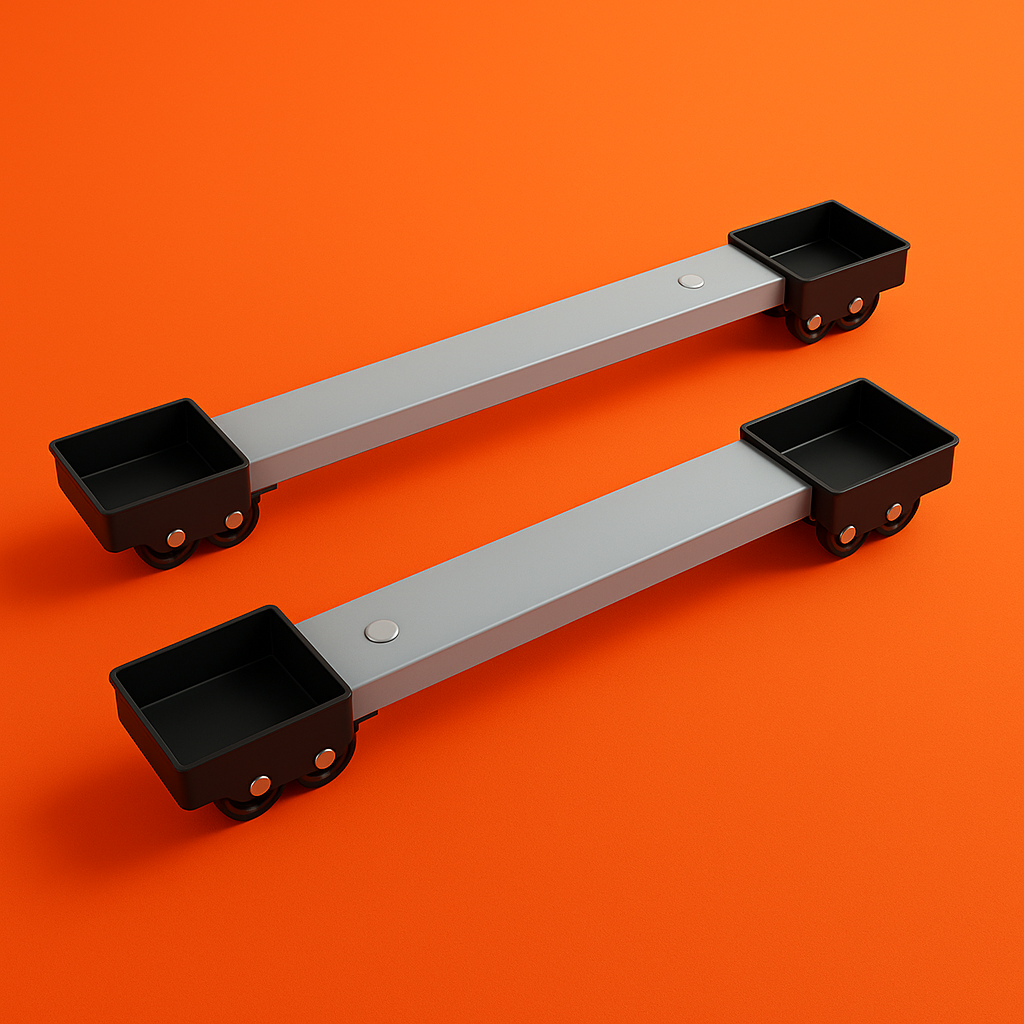 Suporte com Rodas e Travas – Para Móveis e Eletrodomésticos Pesados