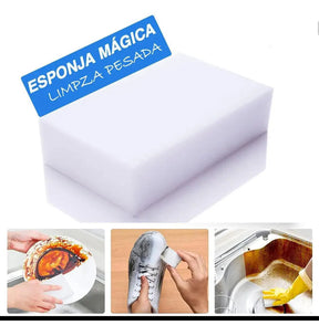 Esponja Mágica de Melanina – Remove Manchas Difíceis sem Esforço