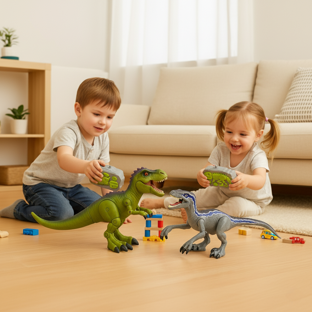 DinoX – Dinossauro de Controle Remoto + Caixa Misteriosa