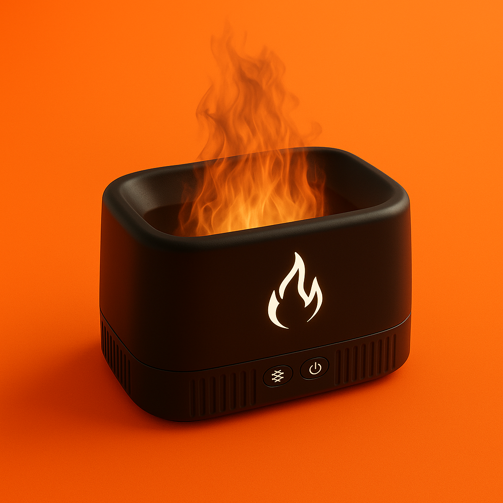 Difusor de Aromas com Efeito Chamas