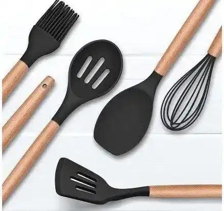 Kit 12 Utensílios de Cozinha – Silicone Premium Antiaderente