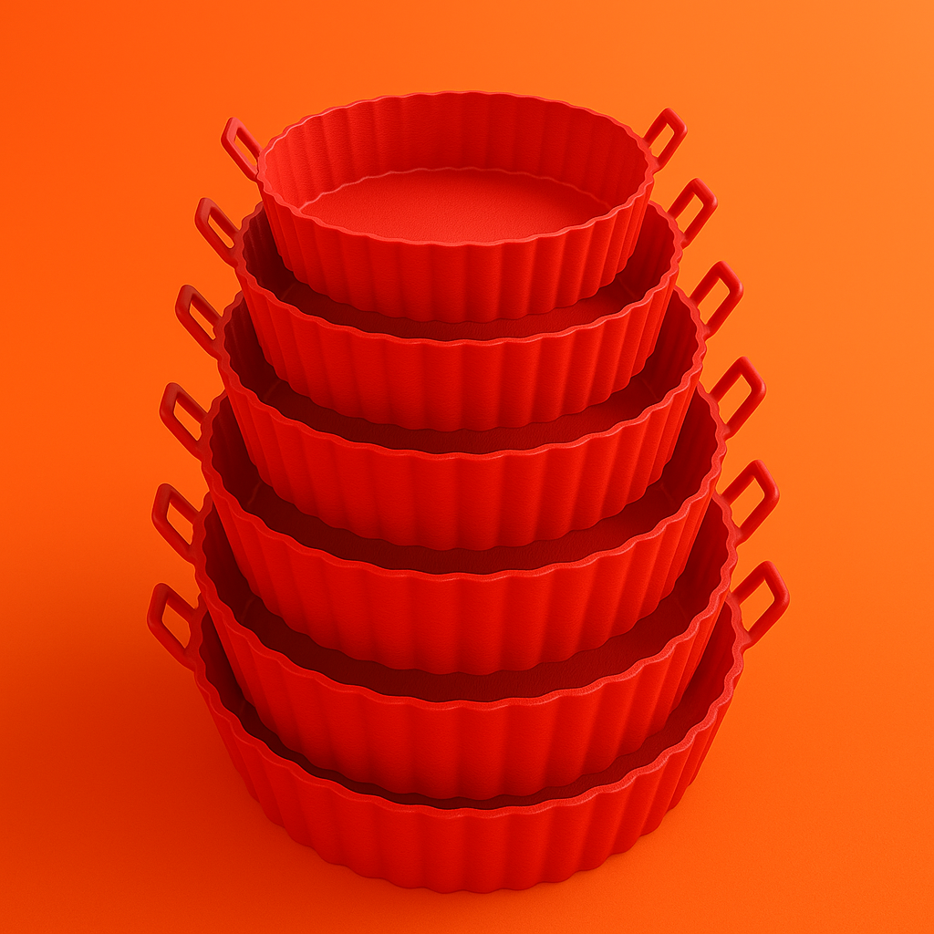 Protetor de Silicone AirFryer – Kit 6 Medidas Diferentes Premium