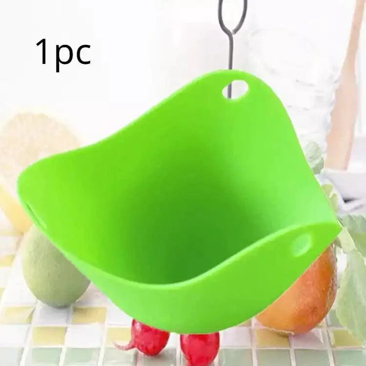 Forma de Silicone Multiuso – Ideal para Ovos Pochê e Sobremesas