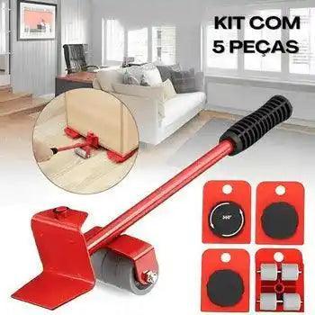 Suporte para Mover Móveis Pesados – Kit Completo com 5 Peças