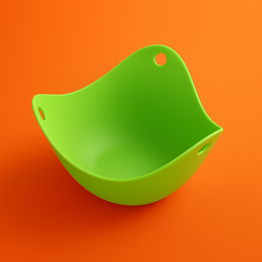 Forma de Silicone Multiuso – Ideal para Ovos Pochê e Sobremesas