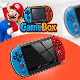 GameBox - Videogame Portátil 500 Jogos Retro e 3D + Fone de Ouvido Sortido
