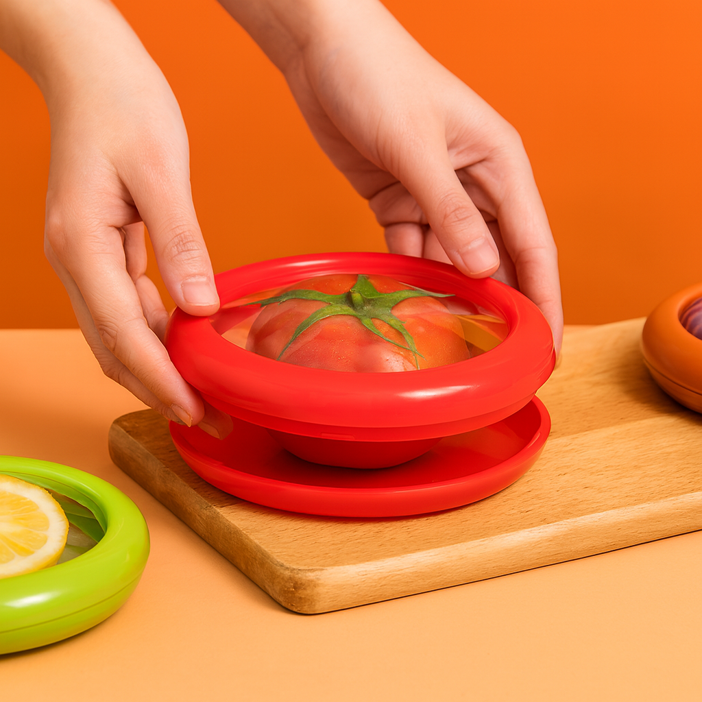 FreshLock – Armazene sua Fruta Fresca em Potes Compactos