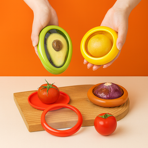 FreshLock – Armazene sua Fruta Fresca em Potes Compactos