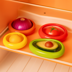 FreshLock – Armazene sua Fruta Fresca em Potes Compactos