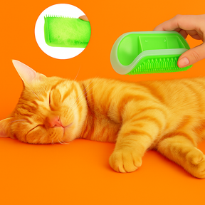 Escova de Quina para Gatos + Catnip de Brinde