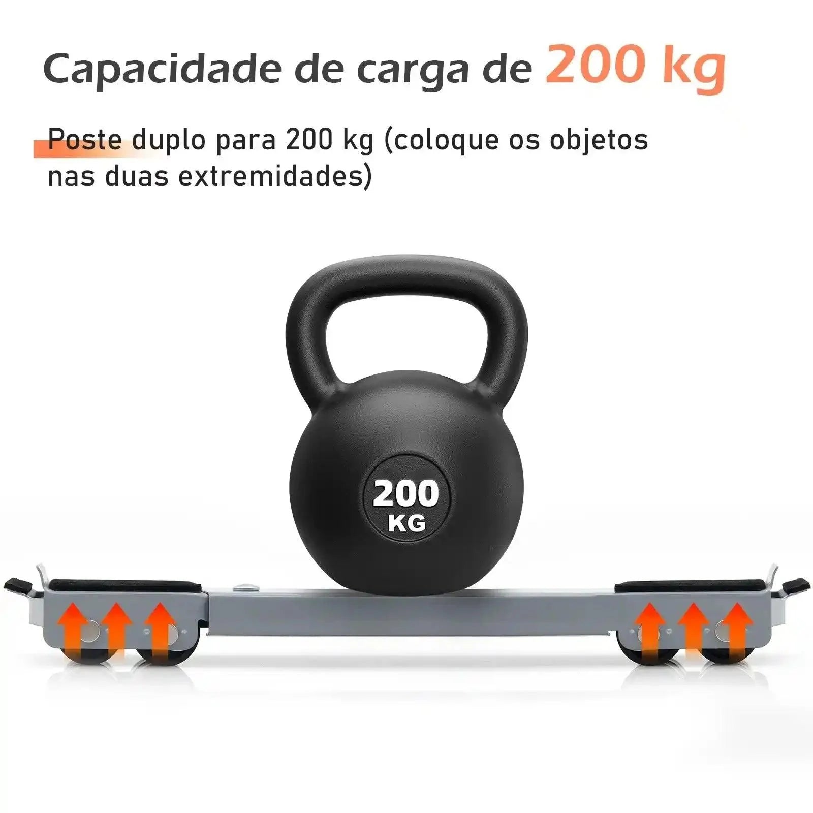 Suporte com Rodas e Travas – Para Móveis e Eletrodomésticos Pesados