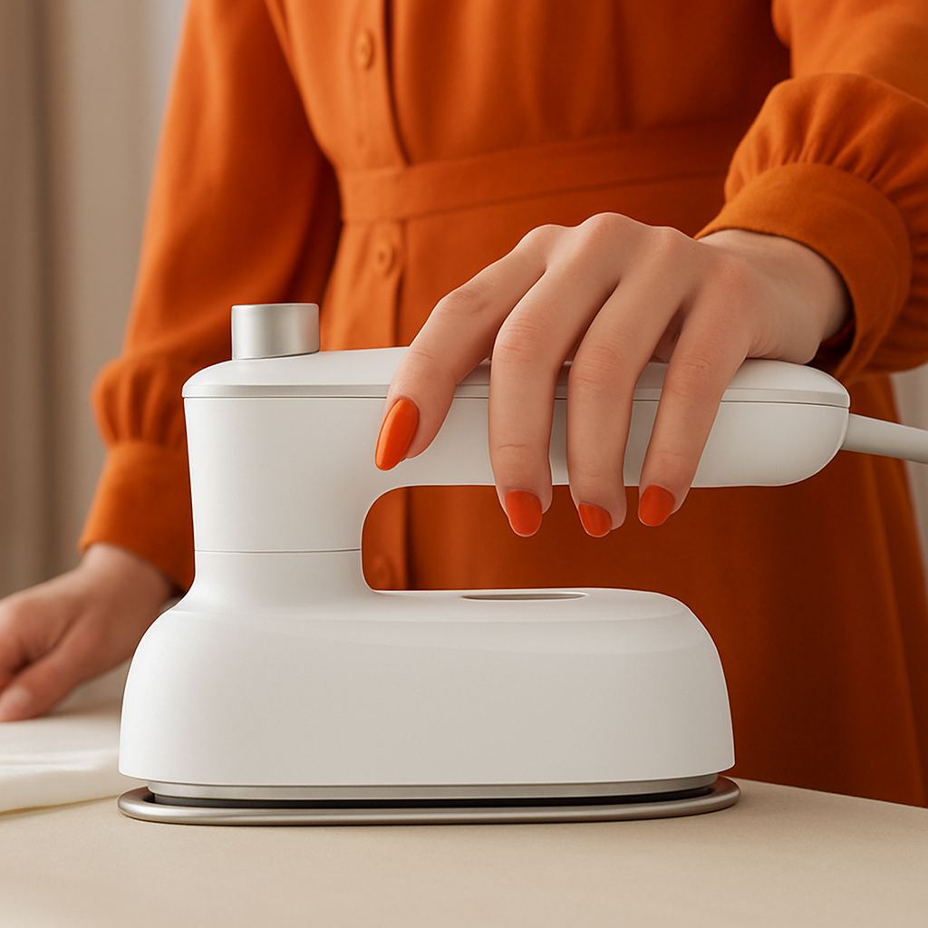 Mini Ferro de Passar Roupas a Vapor Portátil – Leve Sempre