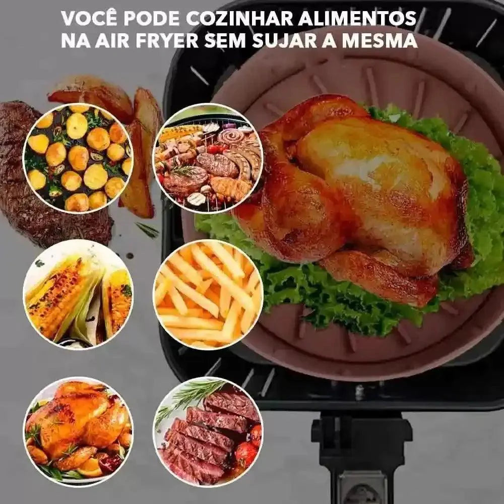 Protetor de Silicone AirFryer – Kit 6 Medidas Diferentes Premium