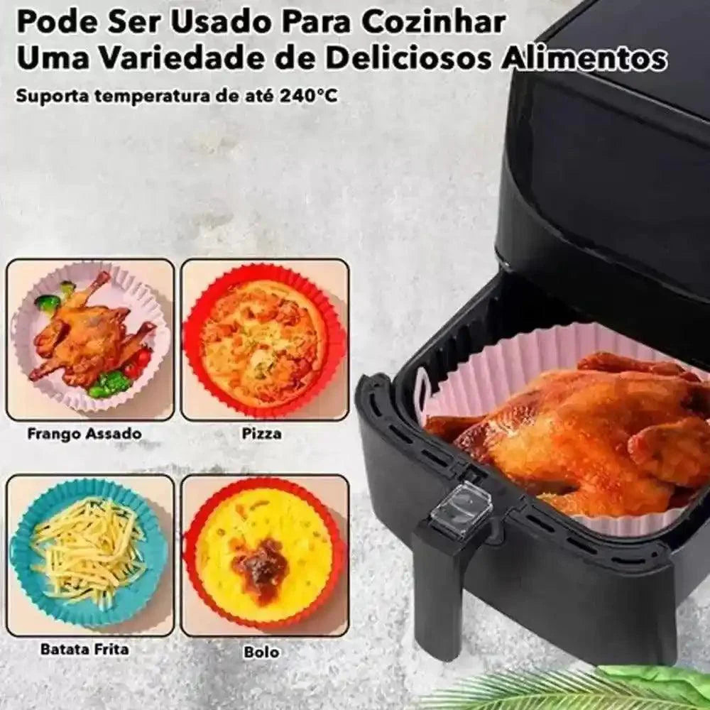 Protetor de Silicone AirFryer – Kit 6 Medidas Diferentes Premium