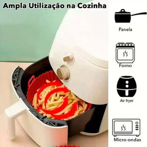 Protetor de Silicone AirFryer – Kit 6 Medidas Diferentes Premium