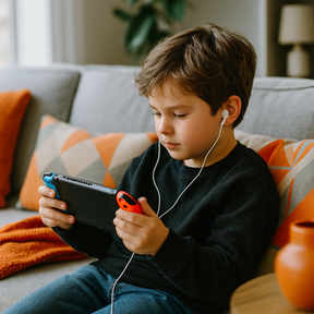 GameBox - Videogame Portátil 500 Jogos Retro e 3D + Fone de Ouvido Sortido